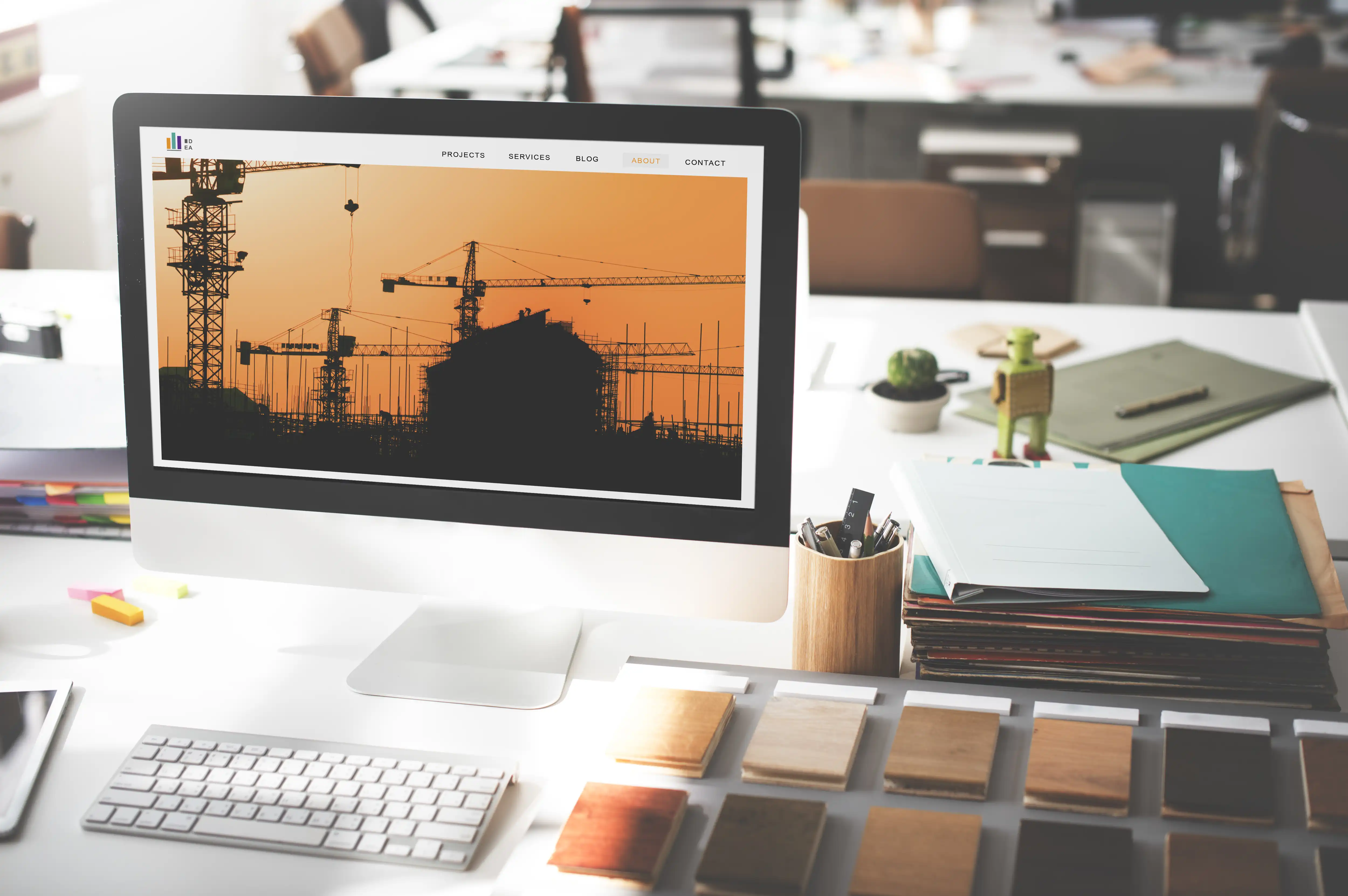 Construction website illustration
