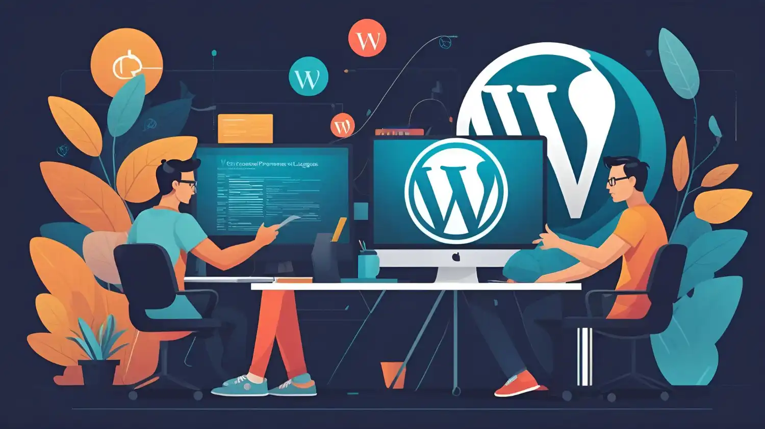 WordPress Development illustration